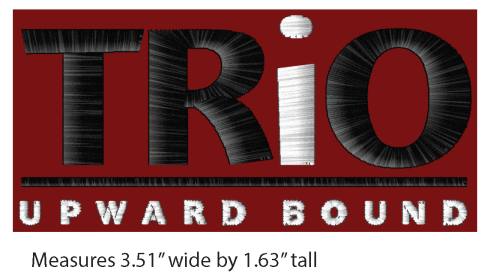 Black and White version of TRiO for more pop on the red shirts requested by Alabama Southern Community College.