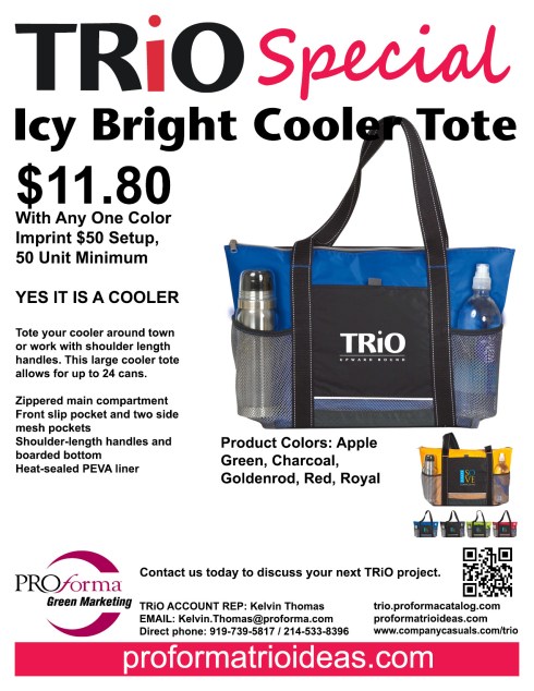 Tote your cooler around town or work with shoulder length handles. This large cooler tote allows for up to 24 cans.