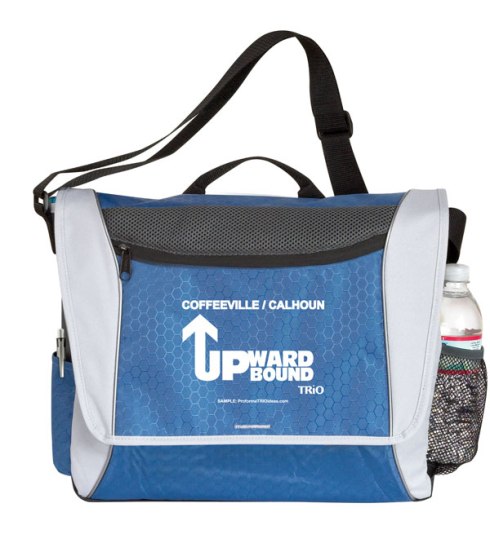 Carry your computer in style with this computer messenger in 600 Denier Poly Canvas and 420 Denier Hexagonal Poly Ripstop.