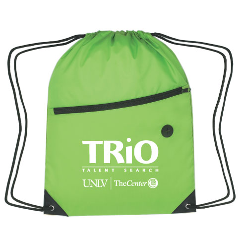 Made Of 210D Polyester. Large Front Zippered Pocket. Built-In Slot For Ear Buds.