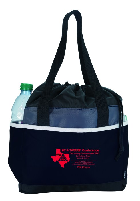 Don't leave home without it! Attractive and efficient, the Drawstring KOOZIE® Kooler allows for easy transport and offers continuous cooling. Unique drawstring closure with carrying strap Heat-sealed main compartment Front and back pockets
