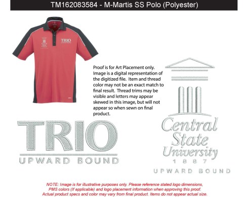 Any player or team can take their style game to the next level in the Martis Short Sleeve Polo. Constructed of 100% micro polyester with a wicking finish and available in five contrasting color patterns.