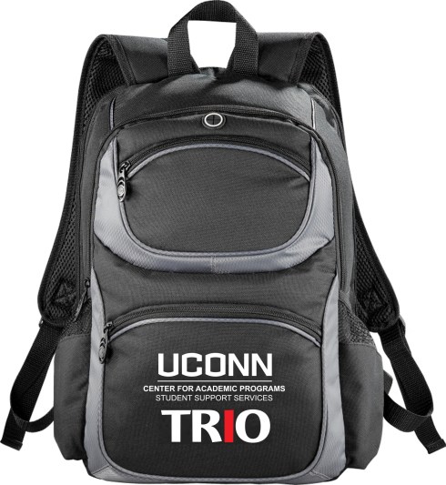 Laptop-only section unfolds lying flat on X-ray belt expediting airport security. Holds most 15" laptops. Zippered main compartment. Zippered front pocket with deluxe organization panel and key ring. Zippered top pocket with organization and earbud port. Side pockets. Adjustable padded shoulder straps and carry handle.