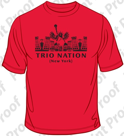 100% cotton tee. One color front imprint.