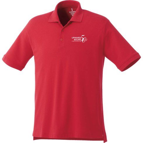 Solid Red with WHITE transfer for full detail of logo.