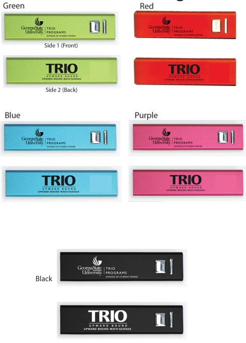 2200 mAh Lithium Polymer Grade A Non-Recycled Battery Features A USB Output And Micro USB Input (Cord Included) Charges Most Phones And Smaller Devices 5 Volt, .8 Amp Output Requires Your Phone's Charging Cord To Charge Your Device