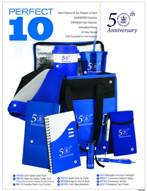 DDC 50th Custom Imprint P10 Kit Suggestion