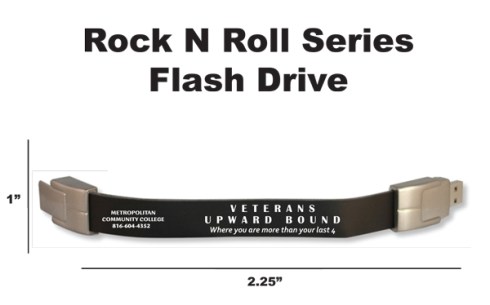 Style and function in a USB flash drive.