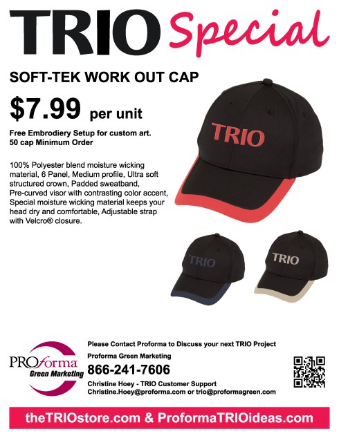 100% Polyester blend moisture wicking material, 6 Panel, Medium profile, Ultra soft structured crown, Padded sweatband, Pre-curved visor with contrasting color accent, Special moisture wicking material keeps your head dry and comfortable, Adjustable strap with Velcro® closure.