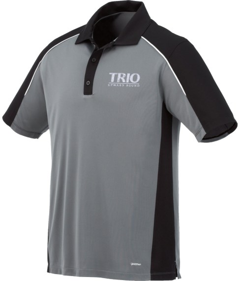 Mens's Steel Gray/Black/White piping.