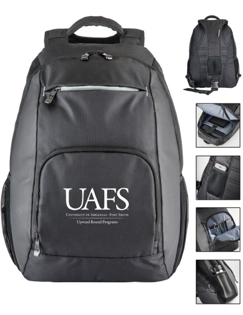 Designed for functional travel in enlightened comfort, the Basecamp Transit Sling Pack features a padded one strap design that makes it easy to pull on over your right or left shoulder and keep moving, 1680D ballistic nylon material with black matte PVC accents, Easy access to devices with a front zip tablet pocket and organizational panel pocket, a reinforced front and back padded cargo compartment with secure laptop sleeve ()includes extra tablet sleeve), two side mesh pockets and a mesh cell phone pocket on padded adjustable strap, Heavy duty hard-ware and custom zipper pulls. Fits most 14" laptops.