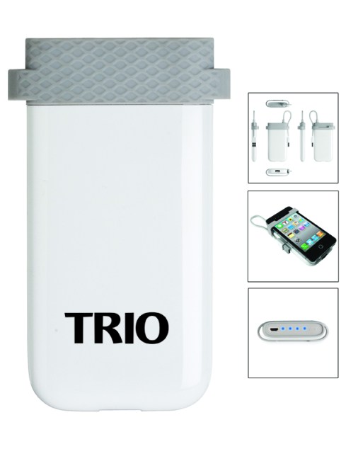 Portable external power bank for smartphone and tablet, Li-Polymer rechargeable battery 4000mAh, USB to micro USB cable included, Light and slim design with textured cool colored elastic silicone binding band for your smartphone to make it easy to carry, Power status indication, Win & Mac, Plug and Play USB Power: 9-10 hours to fully recharge, AC Adapter: 3-4 hours to fully recharge.