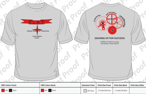 front and back imprint