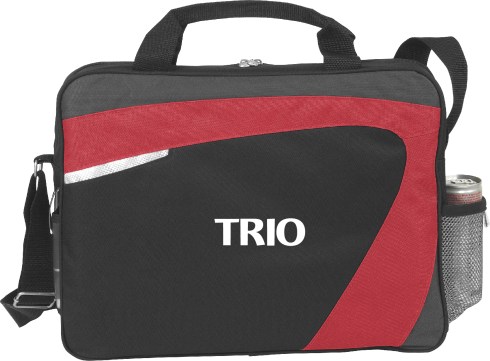 Express yourself with this stylish Swoosh Brief, available in a variety of colors Zippered main compartment. Front slip pocket. Clear business card pocket and pen loop. Mesh water bottle pocket and adjustable shoulder strap.