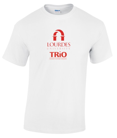 One color imprint on white