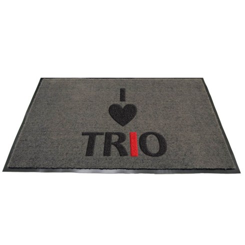 Absorbent Indoor / Covered Outdoor “Carpet-Type” Logo Mats Slightly raised logo embedded on top of the mat surface Features durable vinyl backing Size: 18"X27"  Imprint Area: 14”x23”