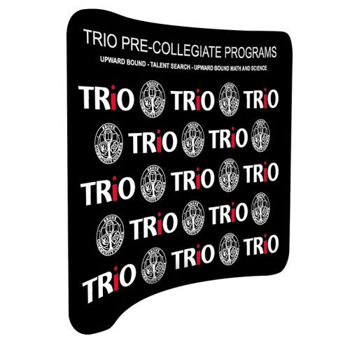 8ft tall quick display banner.