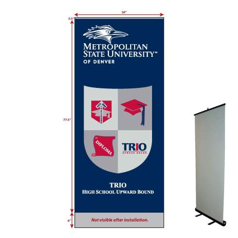 roll up banner stand