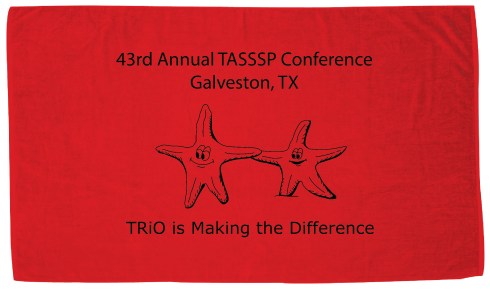 30? x 60? | 10.0lb./doz. Terry velour, twill hemmed, 100% cotton beach towel.