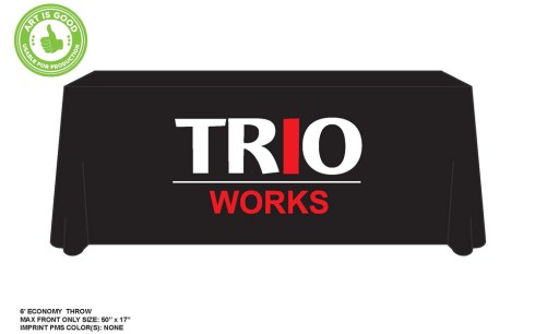 two color imprint on black