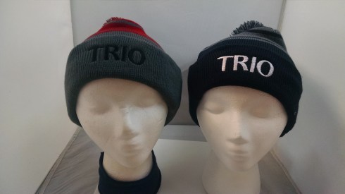 100% Acrylic rib knit beanie featuring a two-tone pom pom on top. Features cuff that folds approx 3"H Stretches to fit most adult head sizes. Hand was only. Pom pom colors match beanie body and stripe colors. - See more at: http://jetlinepromo.com/knit-beanie-w-pom-pom.html#sthash.VVkZXhVI.dpuf