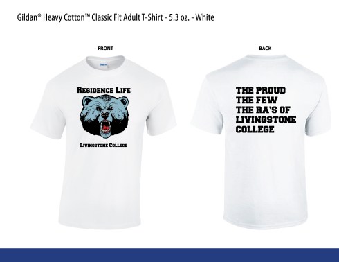 Three spot color front. One color back.