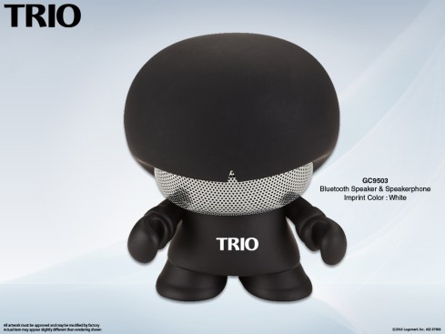 The Xoopar Boy Bluetooth speaker brings superior stereo sound and deep, rich bass and is compatible with most Bluetooth-enabled smartphones, tablets, laptops and desktop computers. It connects wirelessly up to 30 feet away. The integrated microphone allows you to answer hands-free calls. The rechargeable, lithium-ion battery delivers over four hours of wireless play. Other features include a soft silicone finish, adjustable arms, volume control / navigation buttons, on/off switch, Bluetooth version 3 and full A2DP support and includes a USB charging cable