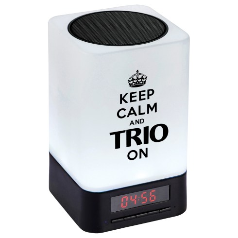 The Selene is a Bluetooth speaker that features a "touch" sensitive light. Simply tough the top of the speaker to change the light settings. 4 light modes are available with varying brightness and colors. The Selene will be a great addition to anyone's night stand or office desk. Bluetooth working range is 10 meters (33 feet).Enjoy up to 2hrs. of music at max volume on a single charge.