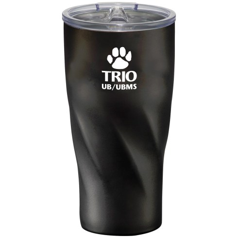 Do not miss the most trendy tumbler of the year. Durable, double-wall stainless steel vacuum construction with copper insulation, which allows your cold beverage to stay cold for 24 hours and at least 8 hours for hot beverages. The construction also prevents condensation on the outside of the tumbler. Push-on two piece lid with Tritan™ swivel anti-spill closure, pinch the 2 axis joints slightly to remove the top part of the lid for easy cleaning. Wide opening for comfortable filling and pouring. Design features the spinning, geometric bottom. 